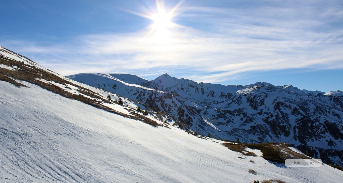 Khardung La Pass - one of world's highest motorable passes
