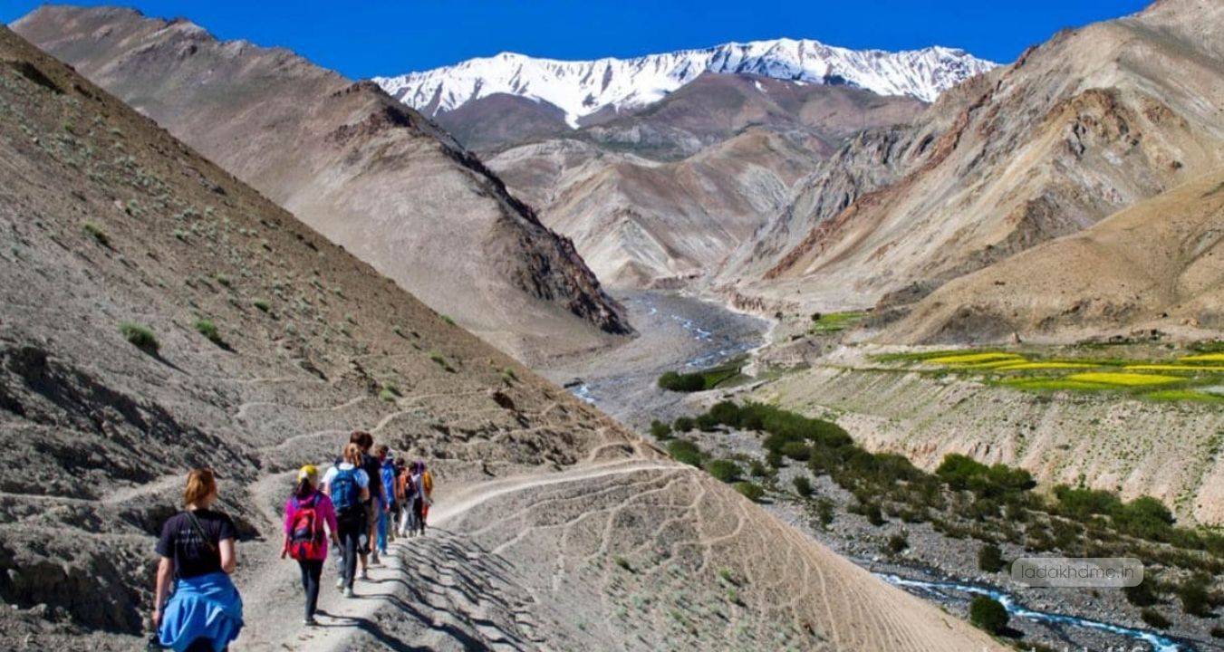 Nubra Valley landscape showing changing light, desert terrain, and scenic Himalayan surroundings