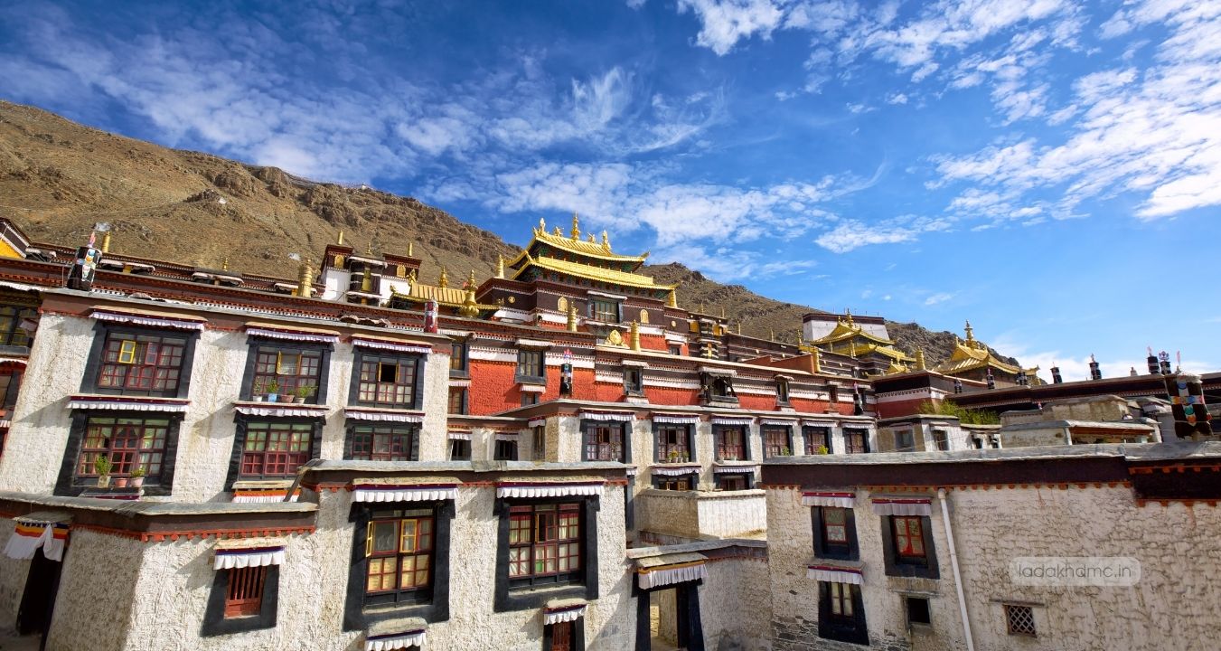 Phyang Monastery - ancient manuscripts and vibrant frescoes