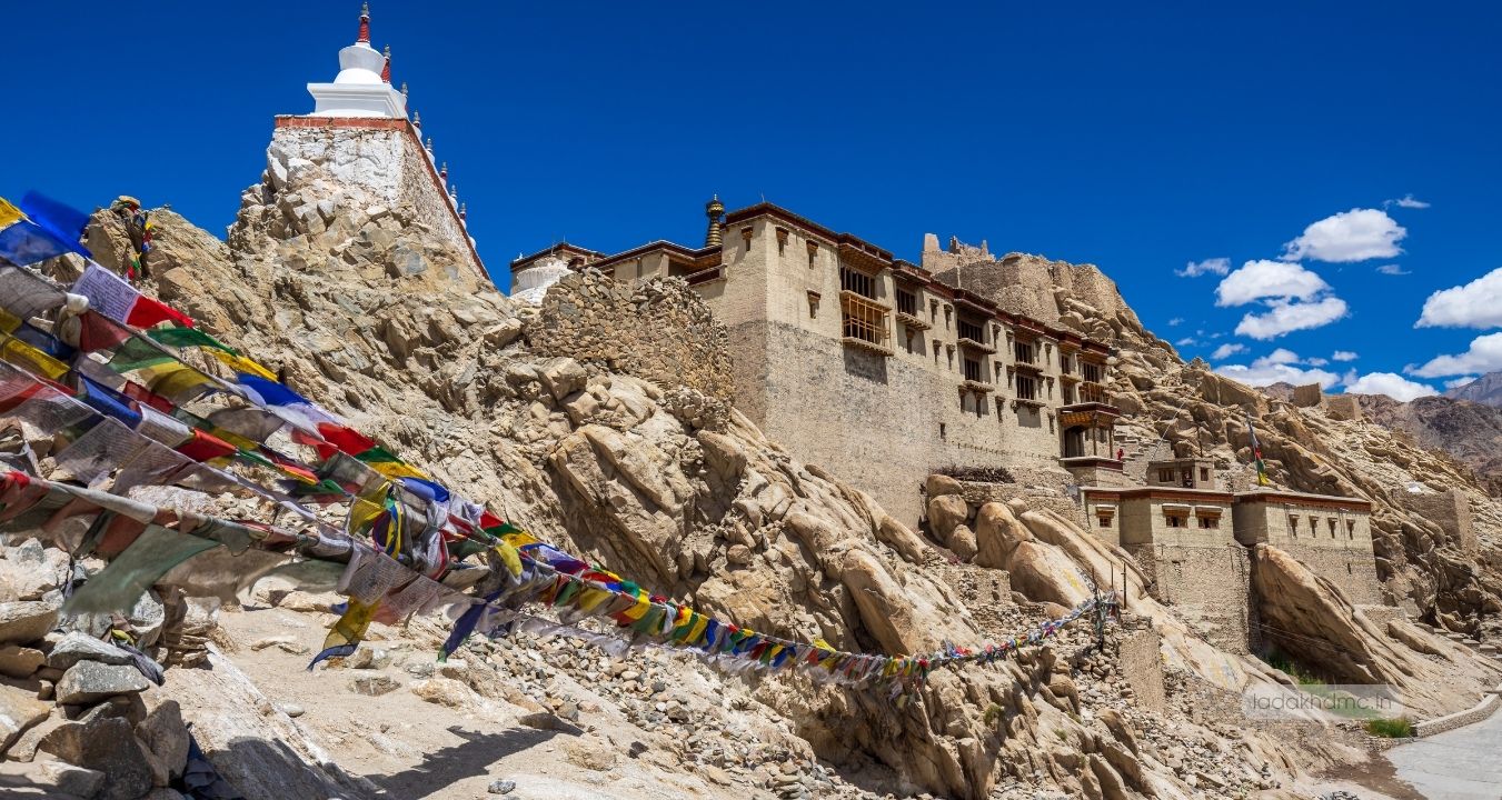 Shey Palace and Monastery - former summer capital with giant golden Buddha statue